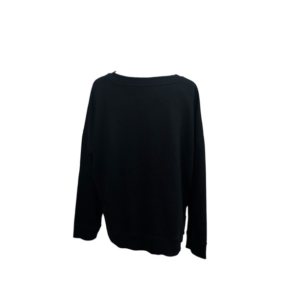 Calvin Klein Women's Size XL Crewneck Sweater Cropped Fit Logo Print Sporty - Picture 5 of 6